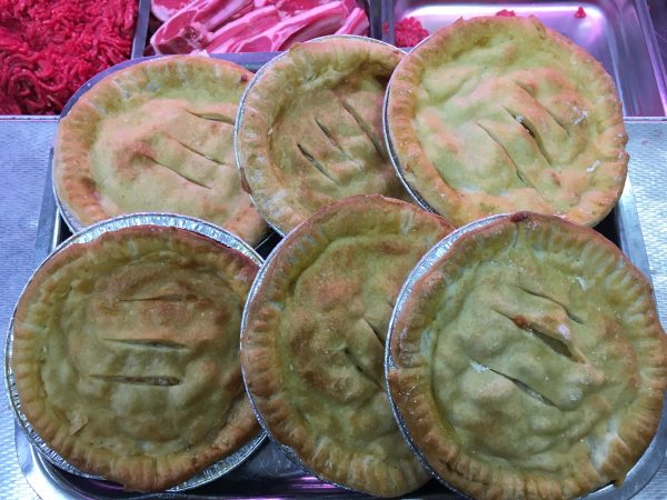 Large cheese n onion pies